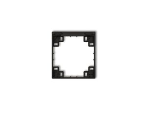 Ramka pośrednia do gniazd bryzgoszczelnych z uziemieniem SCHUKO czarny mat 12MRPB-1s