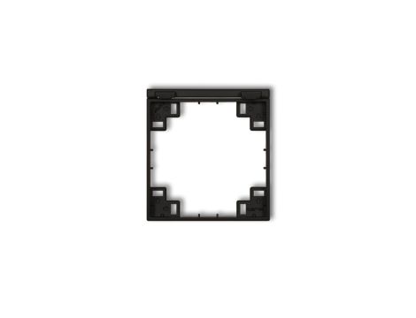 Ramka pośrednia do gniazd bryzgoszczelnych z uziemieniem SCHUKO czarny mat 12MRPB-1s
