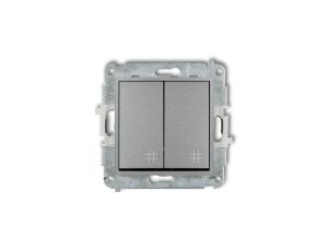 MINI Mechanizm łącznika podwójnego krzyżowego srebrny metalik 7MWP-66