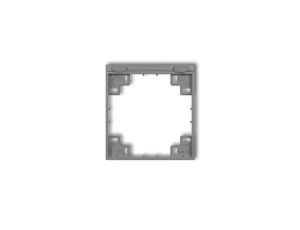 Ramka pośrednia do gniazd bryzgoszczelnych z uziemieniem SCHUKO szary mat 27MRPB-1s