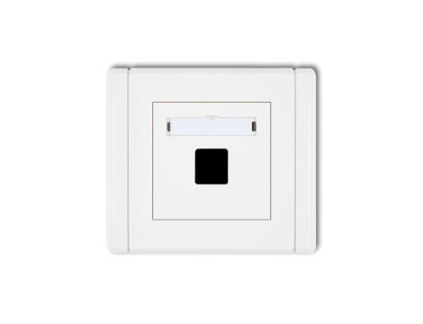 FLEXI Gniazdo komputerowe pojedyncze bez modułu biały FGM-1p PT-GN-FL-67-00-ND-00