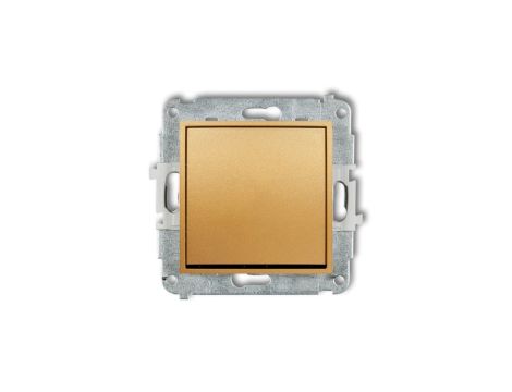 MINI Mechanizm łącznika schodowego (jeden klawisz bez piktogramu) złoty 29MWP-3.1