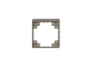 Ramka pośrednia do gniazd bryzgoszczelnych z uziemieniem SCHUKO czekoladowy 49MRPB-1s