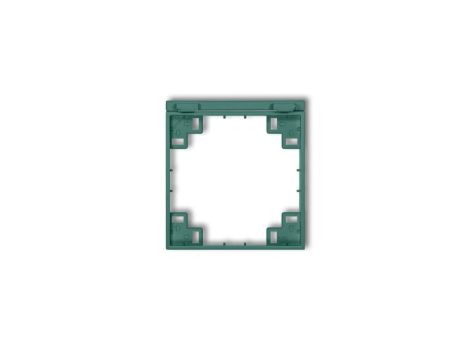 Ramka pośrednia do gniazd bryzgoszczelnych z uziemieniem SCHUKO szmaragdowy 51MRPB-1s
