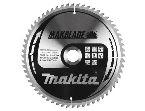 MAKITA PIŁA TARCZOWA  260x30x24z DO 2704