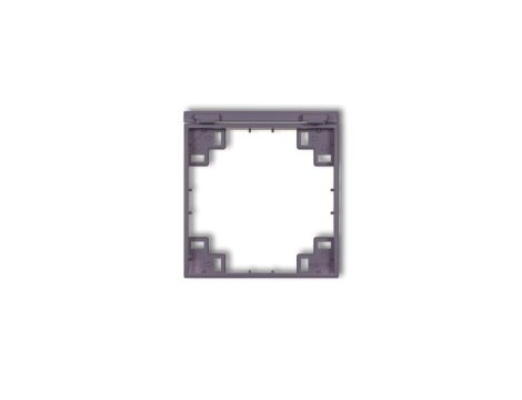 Ramka pośrednia do gniazd bryzgoszczelnych z uziemieniem SCHUKO wrzosowy 50MRPB-1s