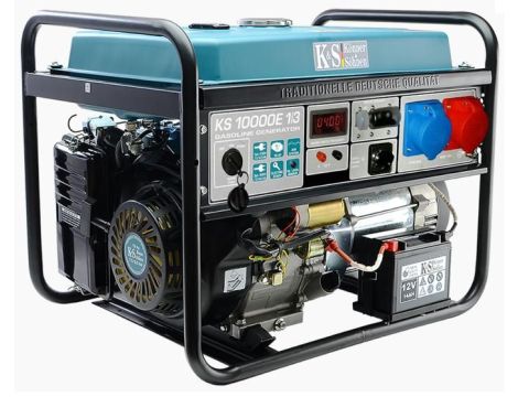 KÖNNER & SÖHNEN GENERATOR BENZYNOWY 7,5kW 230/400V ROZRUCH ELEKTRYCZNY AVR VST KS10000E1/3 - 2