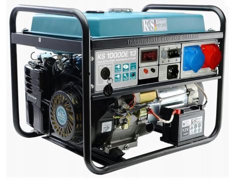 KÖNNER & SÖHNEN GENERATOR BENZYNOWY 7,5kW 230/400V ROZRUCH ELEKTRYCZNY AVR VST KS10000E1/3