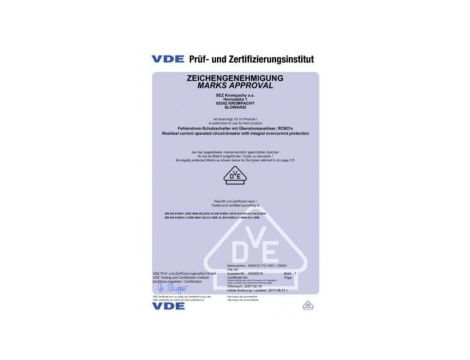 Wyłącznik różnicowoprądowy z członem nadprądowym B13A 30mA 2P 10kA TYP A RCBO SEZ 2622