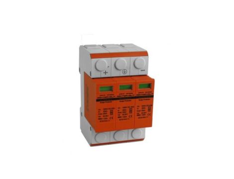 Ogranicznik przepięć ochronnik 3P 1000V DC T1/T2 Doktorvolt 5088