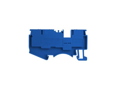 Złączka szynowa 2,5mm2 1P 3-przewodowa zacisk push-in niebieska UL 5675