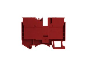 Złączka szynowa przelotowa zaciskowa czerwona 10mm2 1P UL 3831