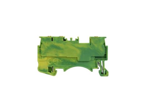 Złączka szynowa 1,5mm2 1P 3-przewodowa zacisk push-in żółto-zielona PE 3947