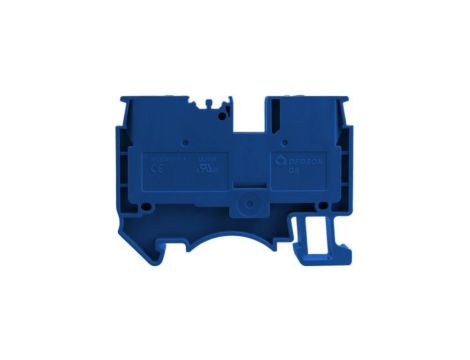 Złączka szynowa przelotowa zaciskowa niebieska 6mm2 1P UL 5637