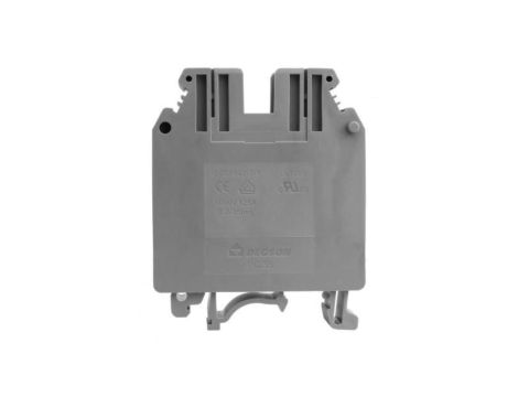 Złączka szynowa przelotowa szara śrubowa 35mm2 1P VDE UL