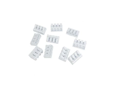 10 sztuk Kostka z Dźwignią Szybkozłączka 4x0.75-2.5mm2 450V VDE DGN 4210
