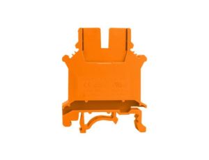 Złączka szynowa przelotowa pomarańczowa śrubowa 16mm2 1P VDE UL