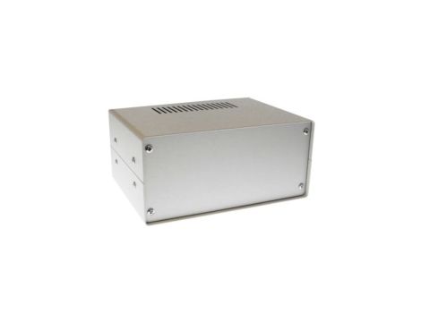 Obudowa urządzeń elektronicznych wentylowana, Stal, Szary, 110 x 150 x 70mm, RS PRO
