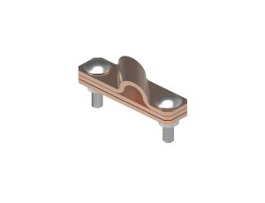Złącze krzyżowe skośne pręt-bednarka 3-elem. miedź 116.2.2 CU 11602203