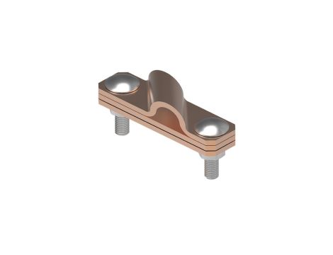 Złącze krzyżowe skośne pręt-bednarka 3-elem. miedź 116.2.2 CU 11602203