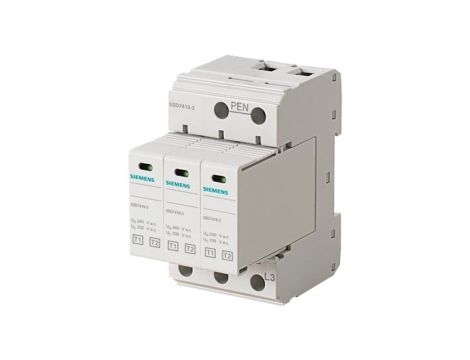 Ogranicznik przepięć Typ T1+T2 3P Uc 335V 12,5kA TN-C SENTRON 5SD7413-2