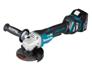 MAKITA SZLIFIERKA KĄTOWA 18V 125mm 2 x 5,0Ah LI-ION BEZSZCZOTKOWA WALIZKA MAKPAC DGA518RTJU