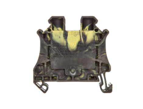 Złączka szynowa 2-przewodowa 10mm2 czarno-żółta UT 10-FE 3047660 /50szt./