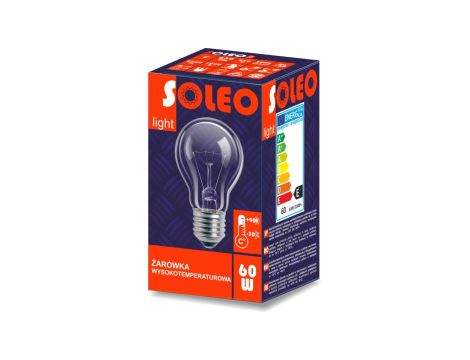 Żarówka E27 A55 25W 260lm 2700K 230V SOLEO wysokotemperaturowa WST-2632