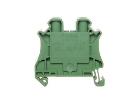 Złączka szynowa 2-przewodowa 6mm2 zielona Ex UT 6 GN 3045211 /50szt./