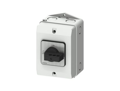 Rozłącznik główny w obudowie ekranowanej 3P 16A 7,5kW AC23A 400V styki pom wyprz 1Z 1R blokowanie w poz O i I 3LD2084-2GP21