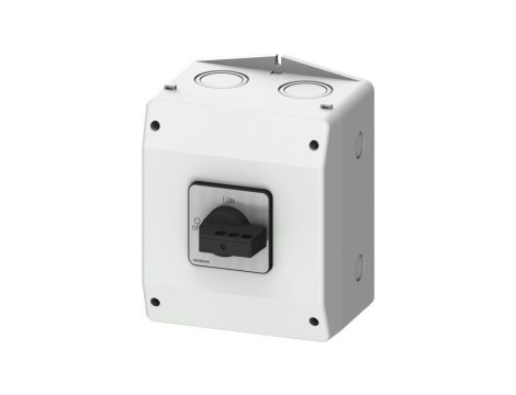 Rozłącznik główny w obudowie ekranowanej 3P 63A 22kW AC23A 400V styki pom wyprz 1Z 1R blokowanie w poz O i I 3LD2585-2GP21