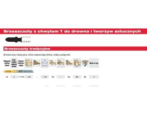 MILWAUKEE BRZESZCZOT DO WYRZYNARKI 50mm T119B /5szt. METAL