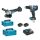 MAKITA ZESTAW 18V DLX2210TJ1 (DHP484Z+DGA506Z) 2x5,0Ah