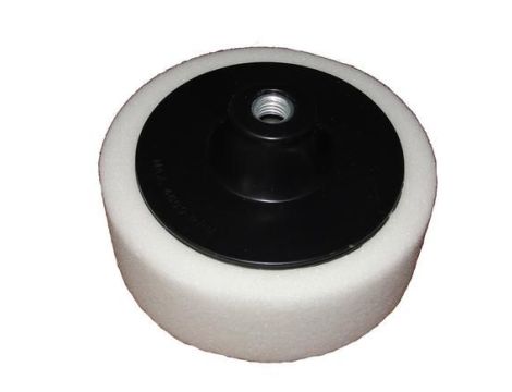 DYSK 150mm POLERSKI GĄBKA BIAŁA  M14 TWARDA/SILVER