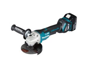 MAKITA SZLIFIERKA KĄTOWA 18V 125mm 2 x 5,0Ah LI-ION REG.OBR. BLDC WALIZKA MAKPAC DGA517RTJ