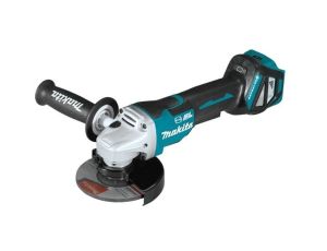 MAKITA SZLIFIERKA KĄTOWA 18V 125mm BEZ AKUMULATORÓW I ŁAD. REG.OBR. BLDC WALIZKA MAKPAC DGA517ZJ