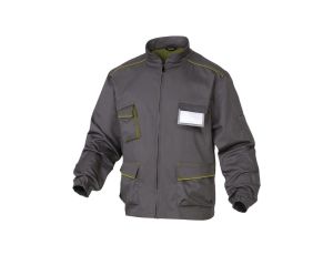 Bluza Panostyle z poliestru i bawełny szaro-zielona L M6VESGRGT