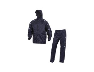 Komplet przeciwdeszczowy z poliestru powlekanego PVC kolor granatowo-niebieski rozmiar S CORP LIDINBMPT