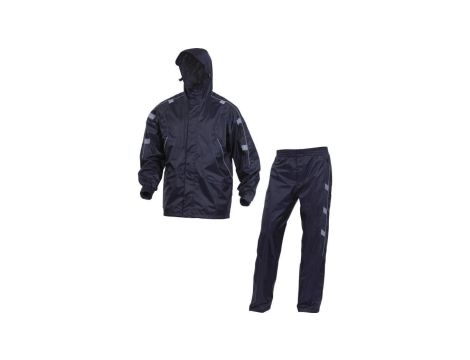 Komplet przeciwdeszczowy z poliestru powlekanego PVC kolor granatowo-niebieski rozmiar S CORP LIDINBMPT