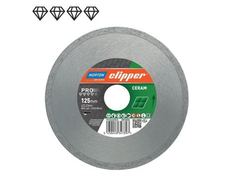 NORTON TARCZA D.PEŁNA 200mm CLIPPER