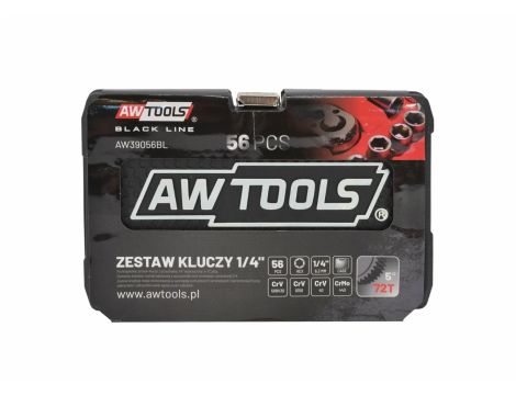 AWTOOLS ZESTAW KLUCZY     1/4" 56el - 3