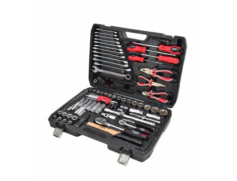 AWTOOLS ZESTAW KLUCZY  122el 1/2" / 1/4" BLACK LINE - 4