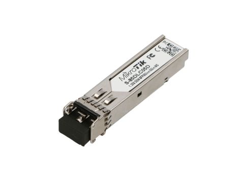Moduł SFP 1,25Gb/s, LC/UPC, 850nm, 550m, Wielomodowy MikroTik S-85DLC05D