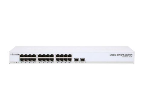 Switch 24x RJ45 1000Mb/s, 2x SFP+ MikroTik CSS326-24G-2S+RM
