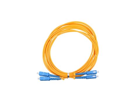 Patchcord Jednomodowy, Duplex, G652D, 3mm, 5m Extralink SC/UPC-SC/UPC