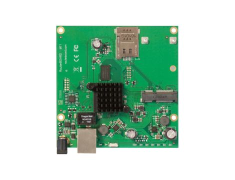 Router 1x RJ45 1000Mb/s, 1x miniPCI-e, 1x SIM MikroTik RBM11G