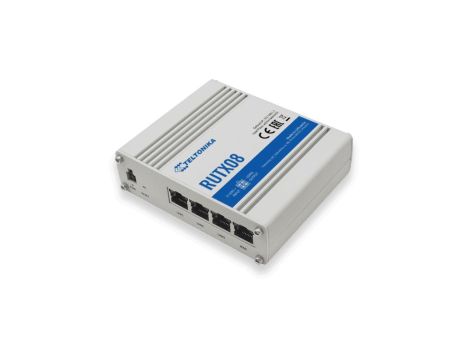 Przemysłowy router 1x WAN, 3x LAN 1000 Mb/s, VPN Teltonika RUTX08