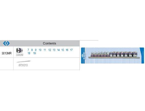 KING TONY KPL.NASADEK 3/8" 13cz. KRÓTKIE 12-KĄT