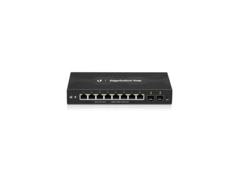Switch EdgeMAX EdgeSwitch, 8x RJ45 1000Mb/s PoE, 2x SFP Ubiquiti ES-10XP