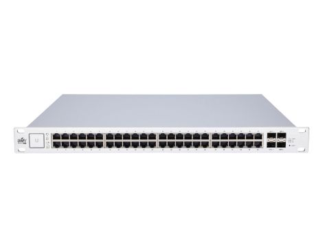 Switch UniFi, 48x RJ45 1000Mb/s PoE, 2x SFP+, 2x SFP, 500W Ubiquiti US-48-500W
